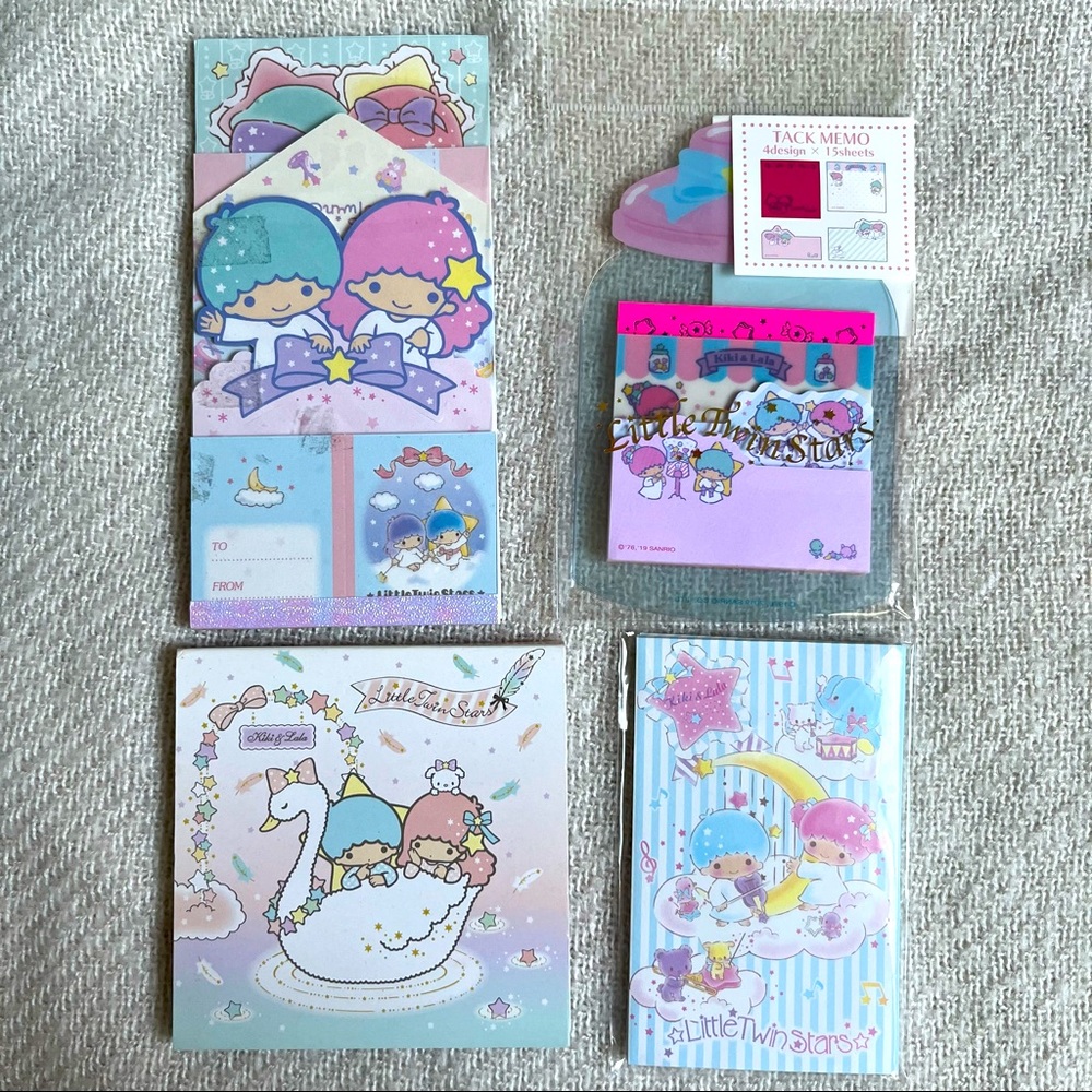 Official Sanrio Little Twin Stars Stationery Set